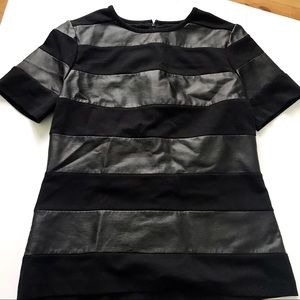 Michael Kors Faux Leather Top